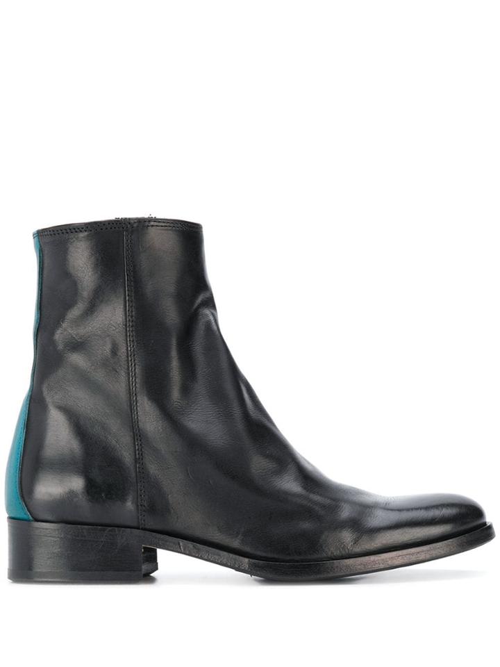 Paul Smith Zip-up Ankle Boots - Black