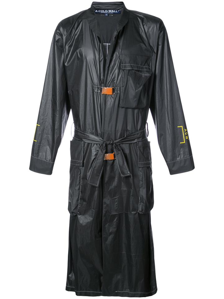 A-cold-wall* Modern Trench Coat - Black