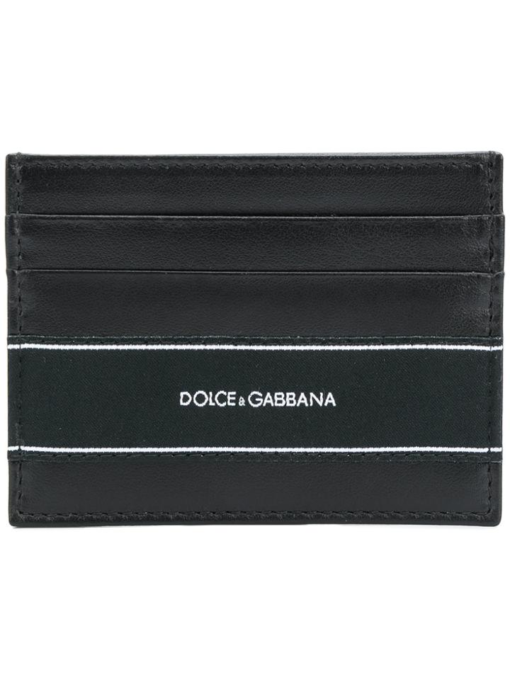 Dolce & Gabbana Logo Panel Cardholder - Black