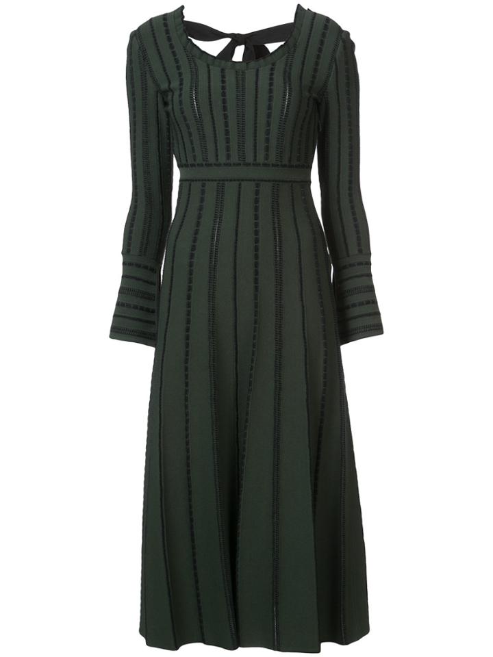Fendi Midi Knit Dress - Green