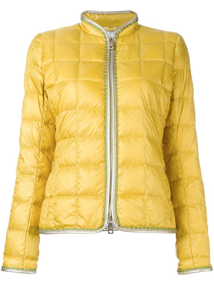 Fay Puffer Jacket, Women's, Size: Xxl, Yellow/orange, Polyamide/polyurethane/feather Down