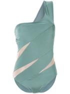 Moeva Josephine One-shoulder Swimsuit - Green