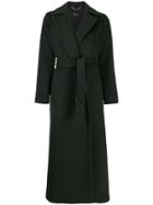 Paltò Belted Wrap Coat - Green