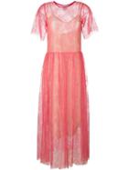 Forte Forte Shortsleeved Sheer Lace Dress