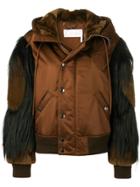 Chloé Padded Leather Jacket - 209 Mustang Brown