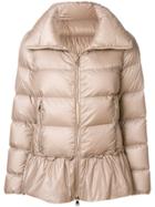 Moncler 'serre' Padded Jacket - Nude & Neutrals