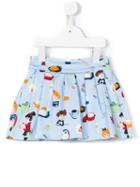 Simonetta Kitchen Print Skirt, Toddler Girl's, Size: 18 Mth, Blue