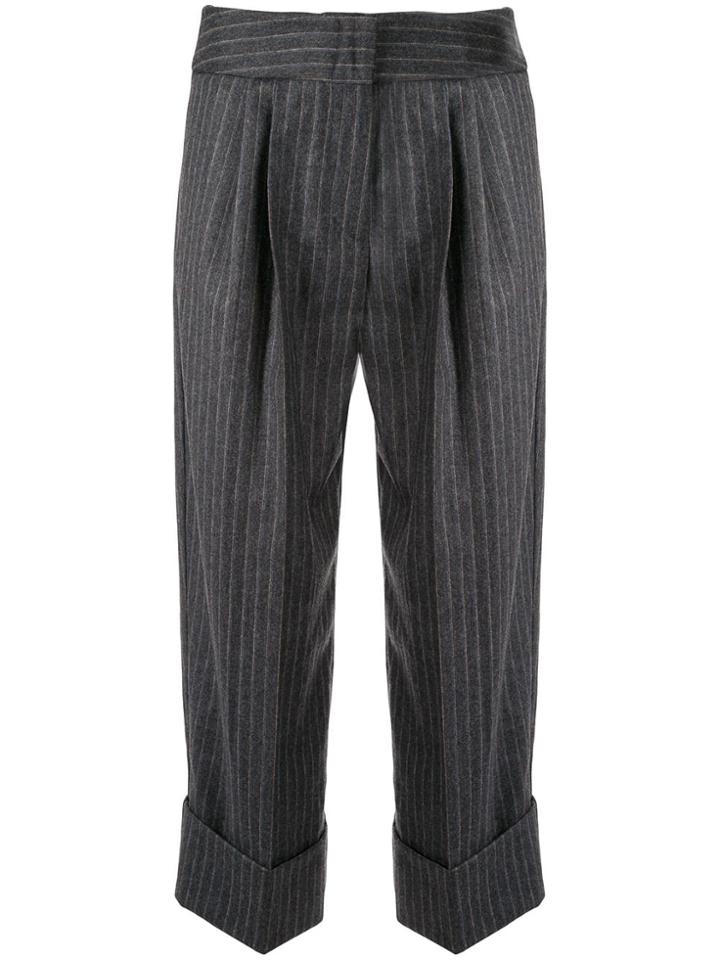 Antonio Marras Pinstriped Trousers - 900 Grey