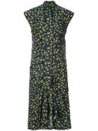 Marni Ruched Fitted Dress - Blue