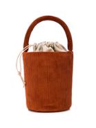 Loeffler Randall Lea Corduroy Bucket Bag - Orange