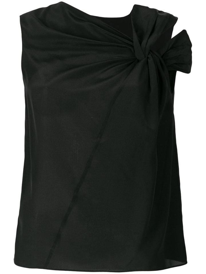 Pinko Milva Crepe De Chine Blouse - Black