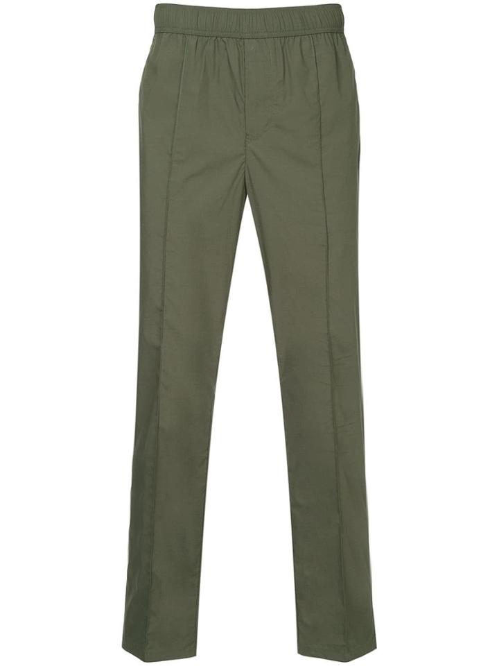 Ck Calvin Klein Cropped Track Trousers - Green