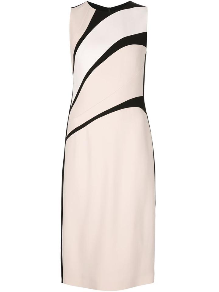 Narciso Rodriguez Contrast Back Fitted Dress
