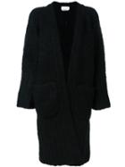 Chloé Chunky Long Cardigan, Women's, Size: Xs, Black, Cashmere/mohair/virgin Wool