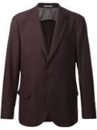 Brunello Cucinelli Classic Formal Blazer, Men's, Size: 48, Brown, Cupro/cashmere/wool