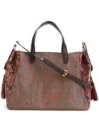 Etro Paisley Tote, Women's, Red