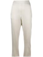 Ann Demeulemeester Cropped Trousers - Nude & Neutrals