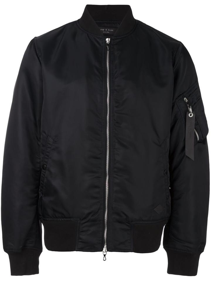 Rag & Bone Classic Bomber Jacket - Black