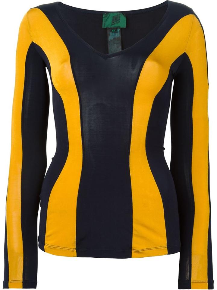Jean Paul Gaultier Vintage Colour Block Top
