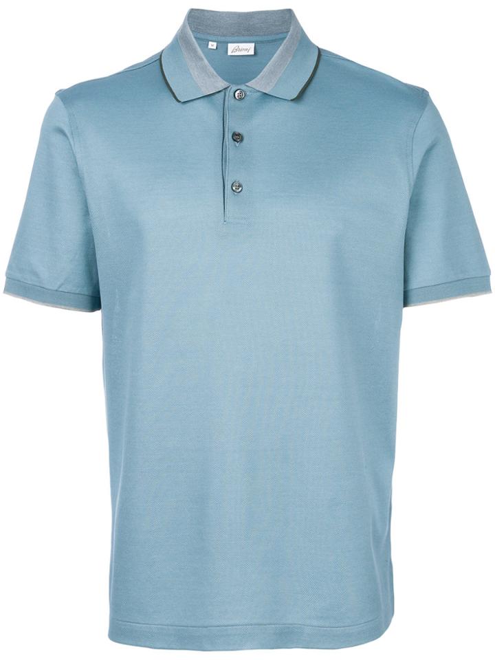 Brioni Classic Polo Shirt - Blue
