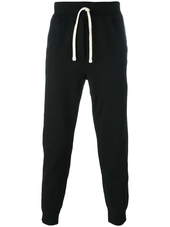 Polo Ralph Lauren Classic Trackpants, Men's, Size: Xl, Black, Cotton/polyester