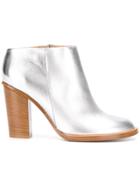 Ports 1961 Zipped Ankle Boots - Silver