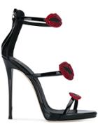 Giuseppe Zanotti Design Harmony Bouche Sandals - Black