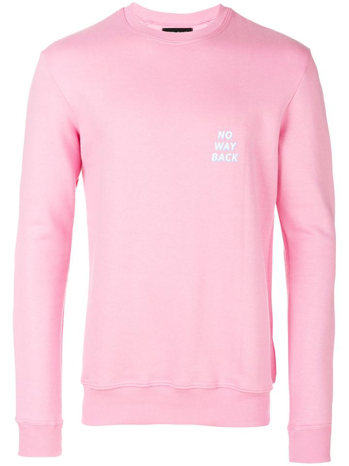 Howlin' - No Way Back Sweatshirt - Men - Cotton - S, Pink/purple, Cotton