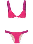 Adriana Degreas Plain Bikini Set - Pink