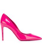 Dolce & Gabbana Pointed Toe Pumps, Women's, Size: 36.5, Pink/purple, Leather