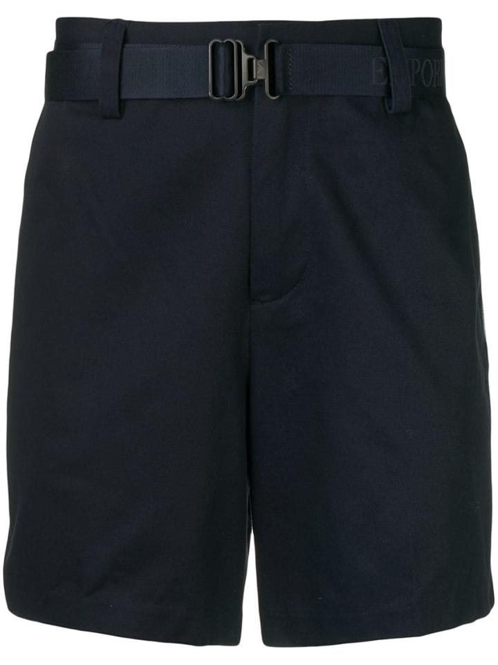 Emporio Armani Chino Shorts - Blue