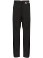 Cmmn Swdn Zip-pocket Tailored Trousers - Black