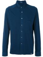 Drumohr - Chest Pocket Shirt - Men - Cotton - S, Blue, Cotton