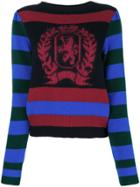 Hilfiger Collection Striped Logo Sweater - Blue