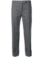 Thom Browne Exposed Rwb Cuff Trouser - Grey