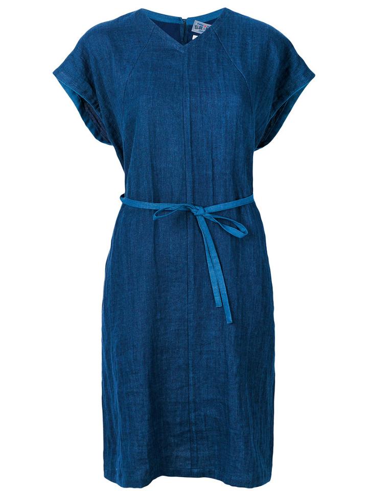 Blue Blue Japan - Denim Tunic Dress - Women - Cotton/linen/flax - S, Cotton/linen/flax