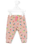 Stella Mccartney Kids Pineapple Print Sweatpants, Toddler Girl's, Size: 12 Mth, Pink/purple