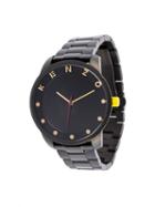 Kenzo 7 Point Watch, Adult Unisex, Black, Stainless Steel