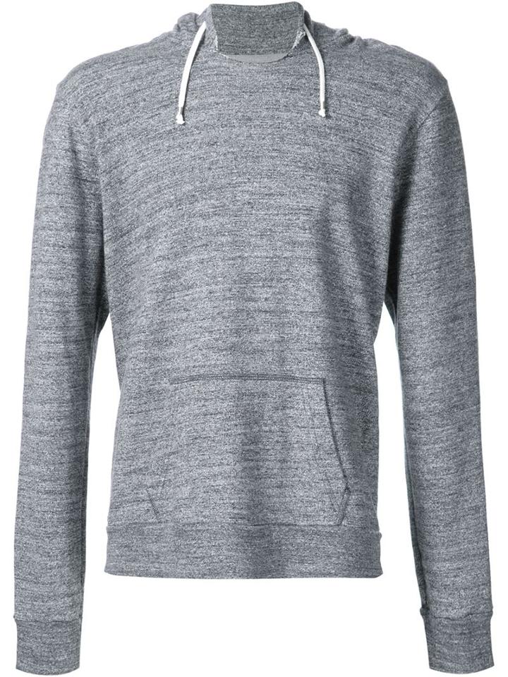 Maison Margiela Kangaroo Pocket Hoodie, Men's, Size: 48, Grey, Cotton