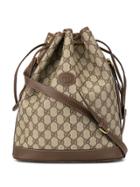 Gucci Pre-owned Gg Supreme Bucket Bag - Brown
