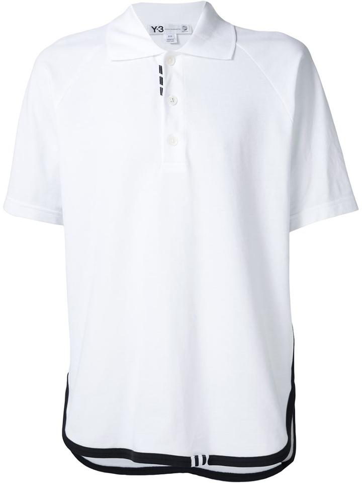 Y-3 Contrasting Trim Polo Shirt