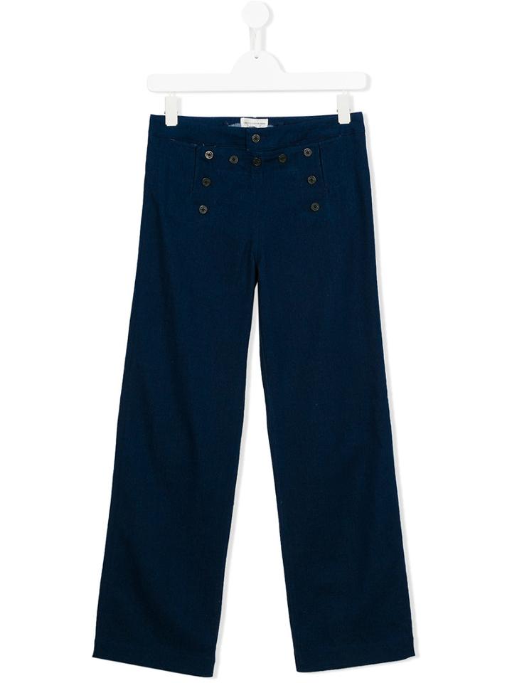 Les Coyotes De Paris Billy Trousers, Girl's, Size: 14 Yrs, Blue