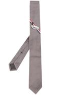 Thom Browne Duck Print Tie - Grey