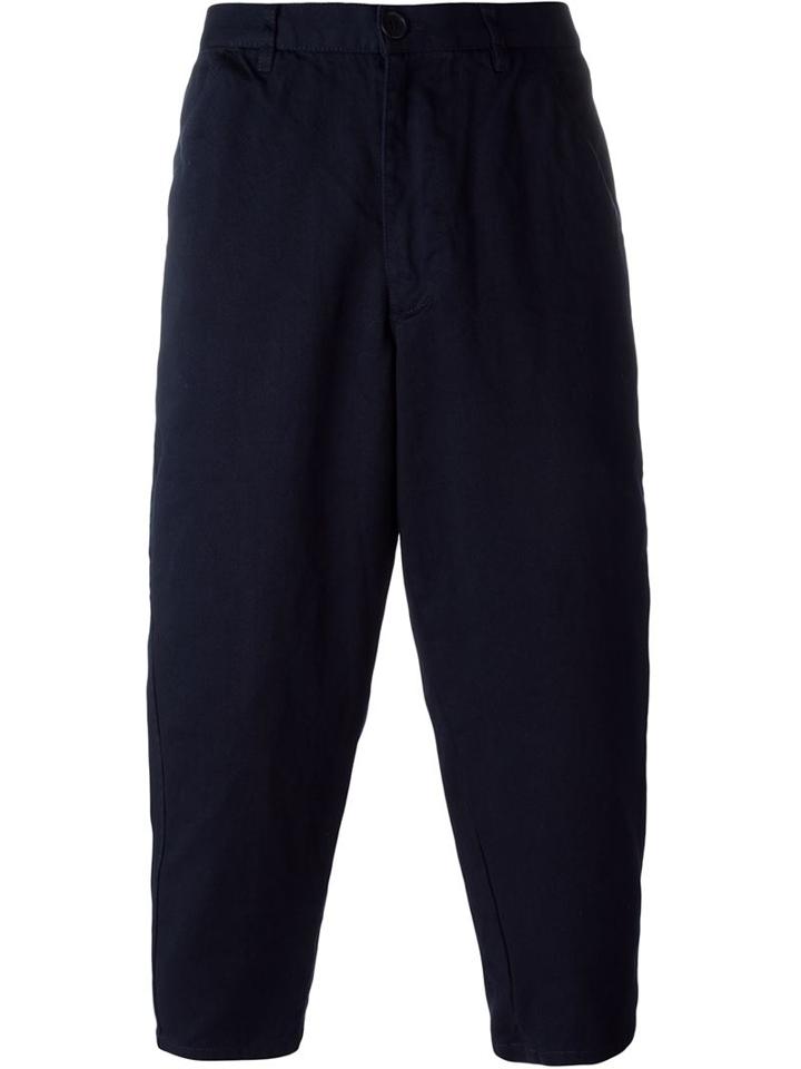 Comme Des Garçons Shirt 'mind' Print Trousers