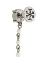Tory Burch Hanging Gem Earrings - Silver