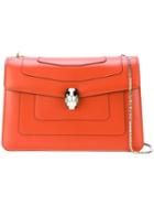 Bulgari - Silver-tone Chain Shoulder Bag - Women - Calf Leather - One Size, Yellow/orange, Calf Leather