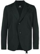 Tom Rebl Asymmetric Buttoned Jacket - Black