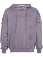 Ground Zero Eternal Distressed Hoodie - Purple