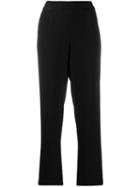 Liu Jo Plain Cropped Trousers - Black
