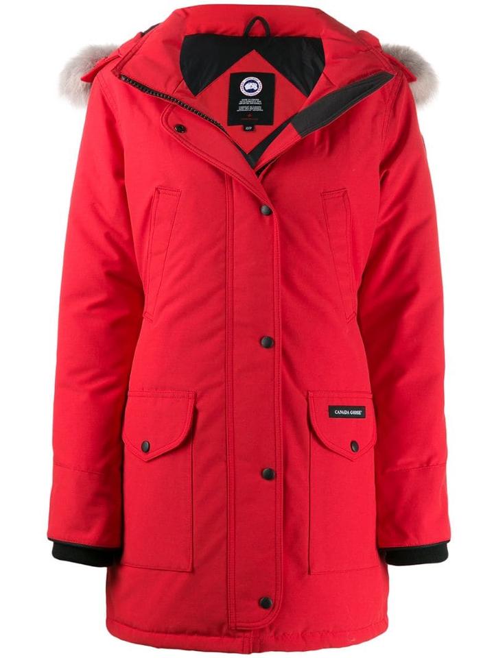 Canada Goose Trillium Parka Coat - Red